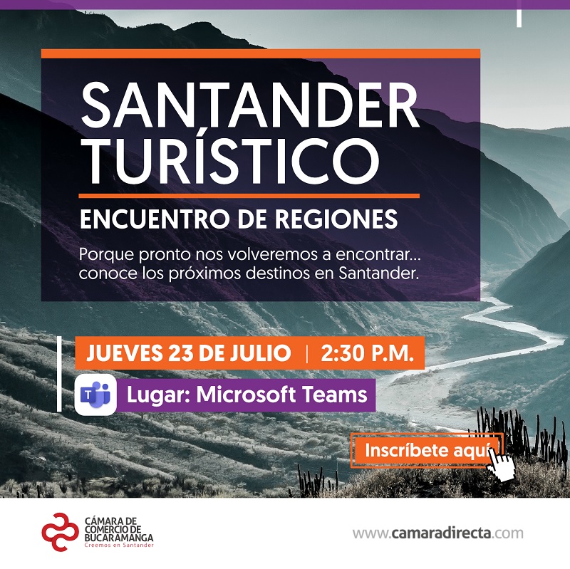 CHARLA VIRTUAL - SANTANDER TURISTICO ENCUENTRO DE REGIONES 