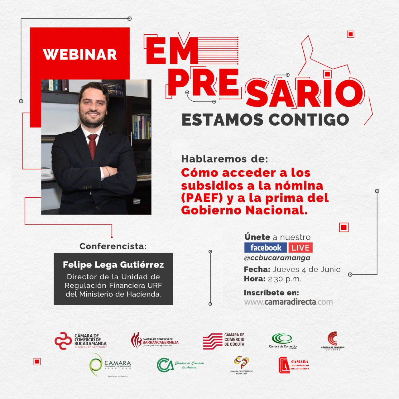 CHARLA VIRTUAL - CONOCE C&Oacute;MO ACCEDER A LOS SUBSIDIOS A LA N&Oacute;MINA (PAEF) Y A LA PRIMA DEL GOBIERNO NACIONAL