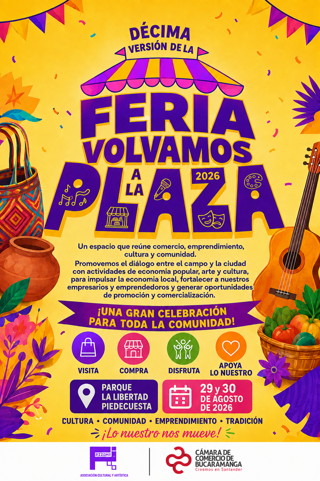 D&Eacute;CIMA VERSI&Oacute;N DE LA FERIA VOLVAMOS A LA PLAZA 2026