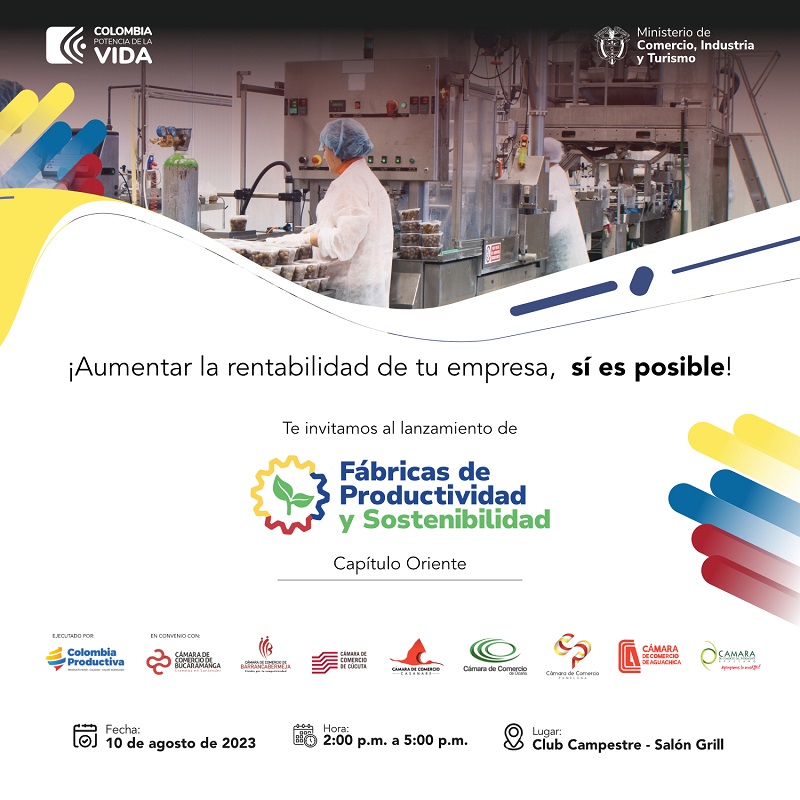 LANZAMIENTO FÁBRICAS DE PRODUCTIVIDAD Y SOSTENIBILIDAD 2023