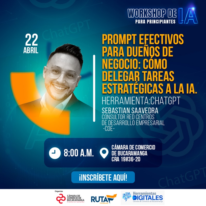 WORKSHOP DE IA PARA PRINCIPIANTES PROMPT EFECTIVOS PARA DUE&Ntilde;OS DE NEGOCIO