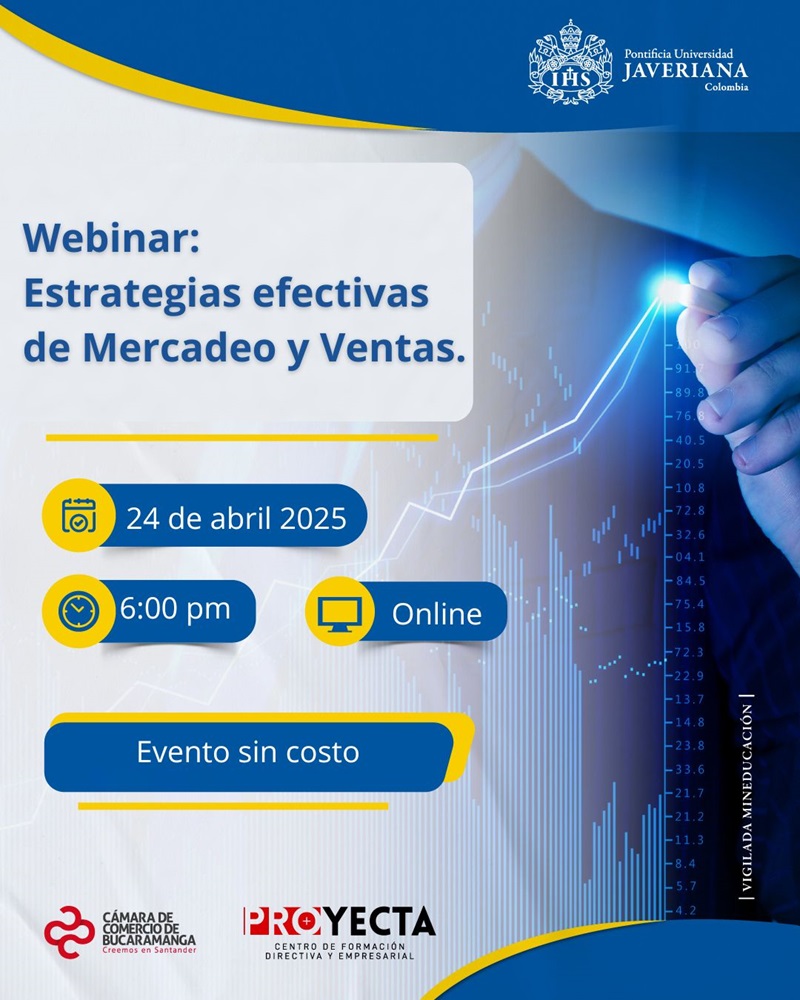 WEBINAR ESTRATEGIAS EFECTIVAS DE MERCADEO Y VENTAS.