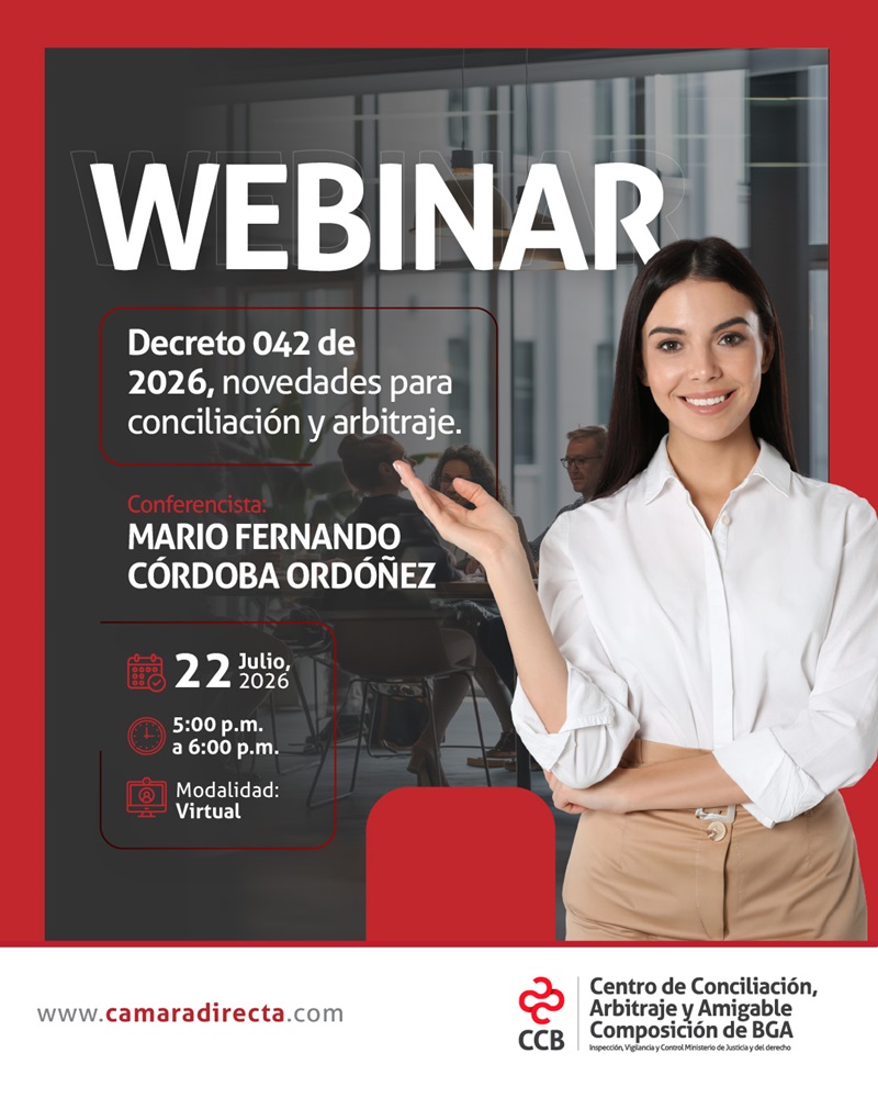 WEBINAR DECRETO 042 DE 2026, NOVEDADES PARA CONCILIACIÓN Y ARBITRAJE