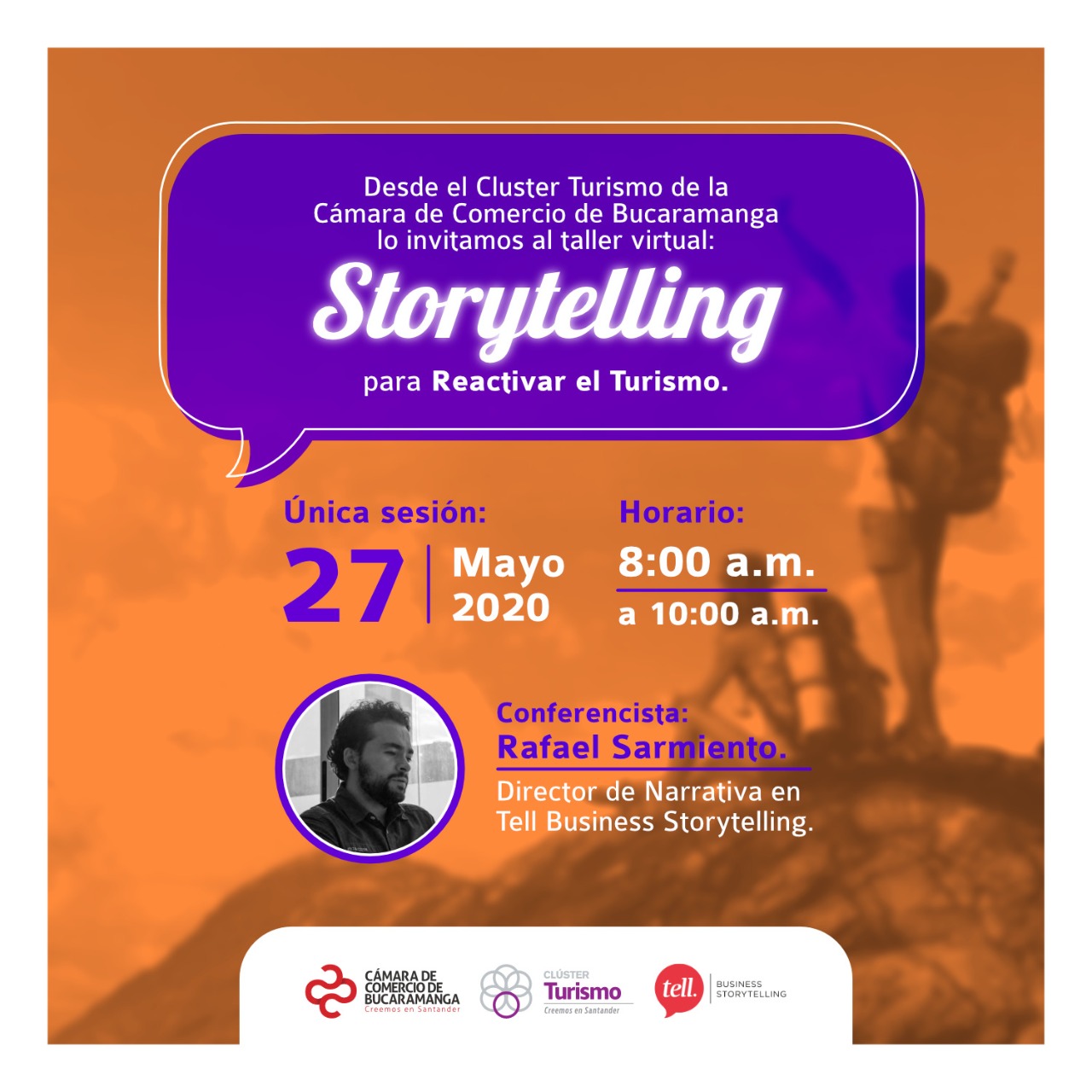 TALLER VIRTUAL - STORYTELLING PARA REACTIVAR EL TURISMO