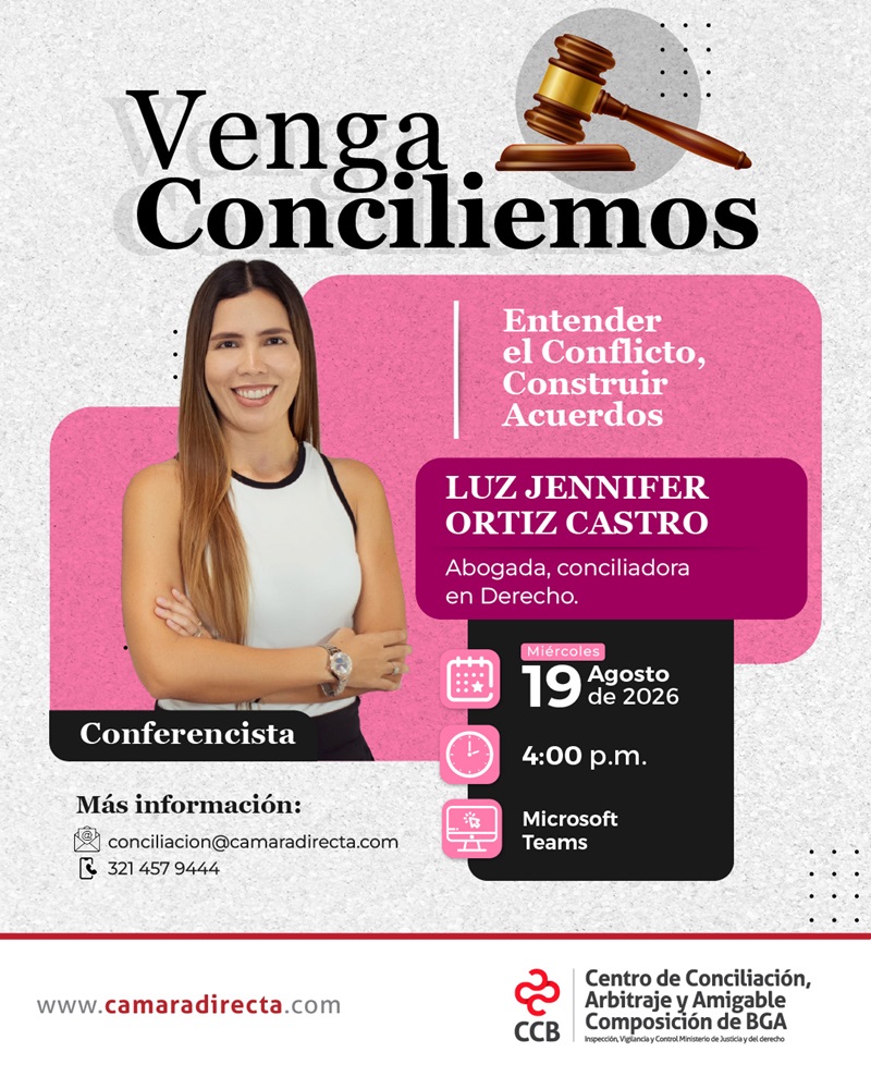 VENGA CONCILIEMOS Entender el conflicto, construir acuerdos 