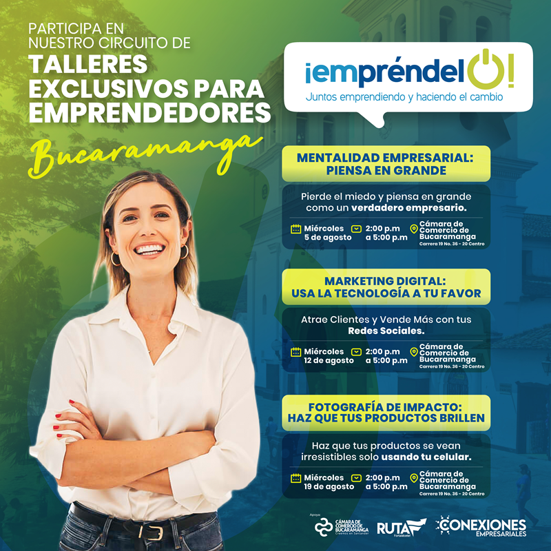 TALLERES EXCLUSIVOS PARA EMPRENDEDORES - MARKETING DIGITAL: USA LA TECNOLOG&Iacute;A A TU FAVOR 