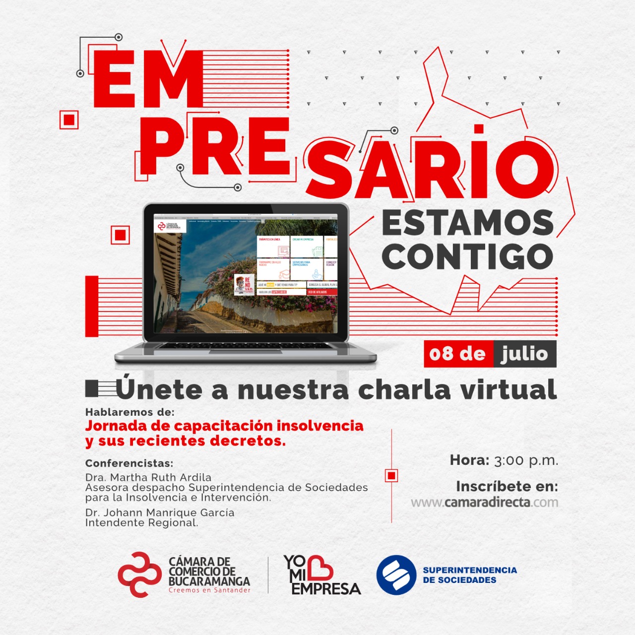 CHARLA VIRTUAL - JORNADA DE CAPACITACIÓN INSOLVENCIA Y SUS RECIENTES DECRETOS