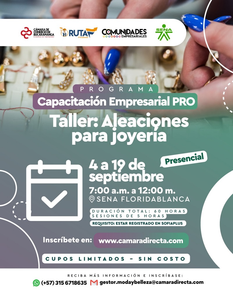 TALLER: ALEACIONES PARA JOYERÍA