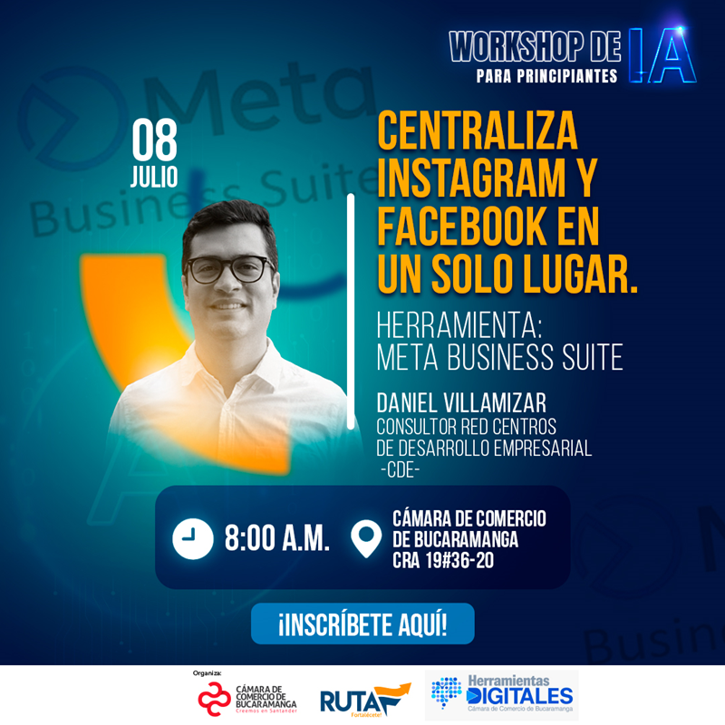 WORKSHOP DE IA PARA PRINCIPIANTES - CENTRALIZA INSTAGRAM Y FACEBOOK EN UN SOLO LUGAR