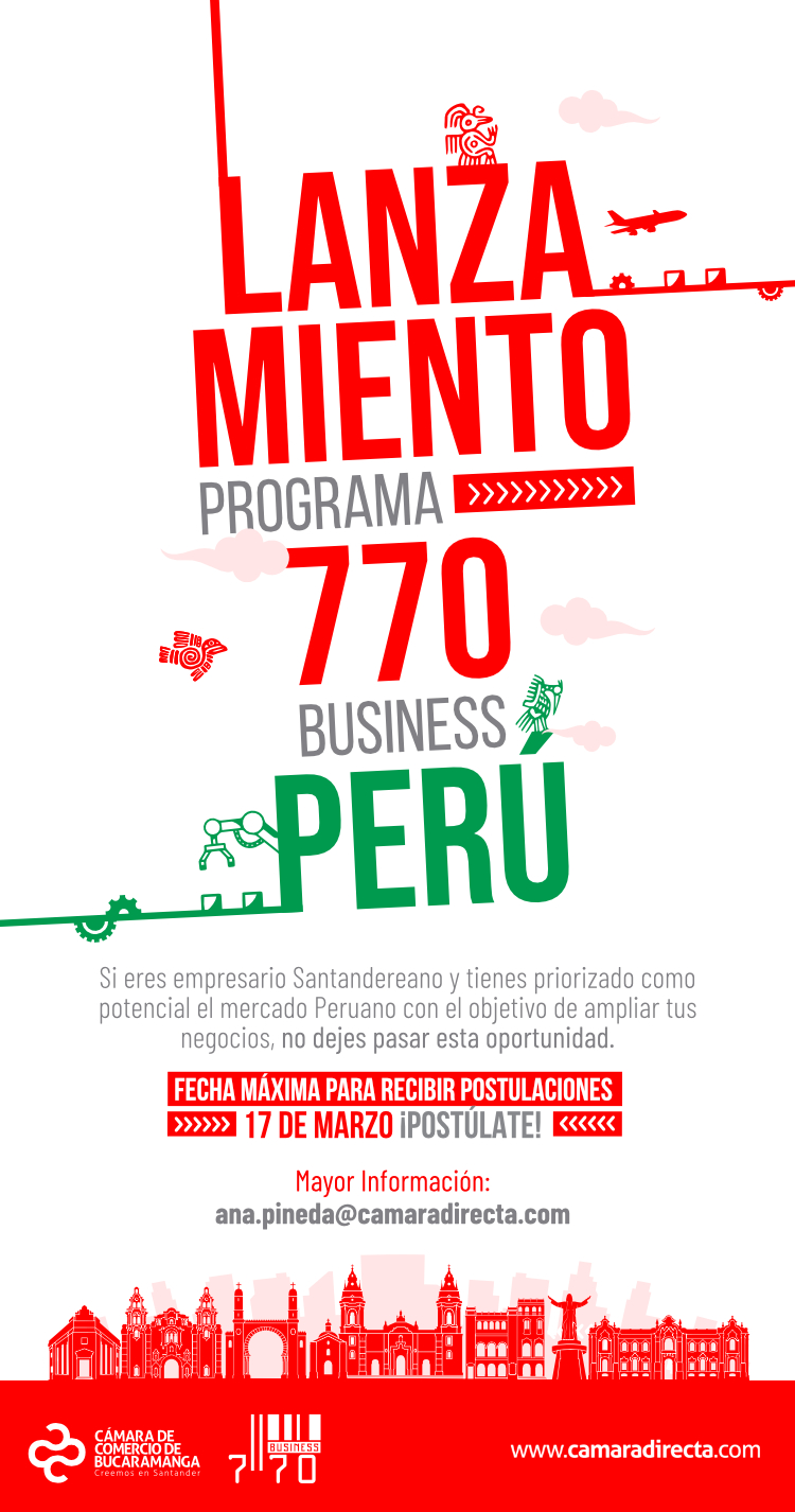 LANZAMIENTO PROGRAMA 770 BUSSINES PERÚ