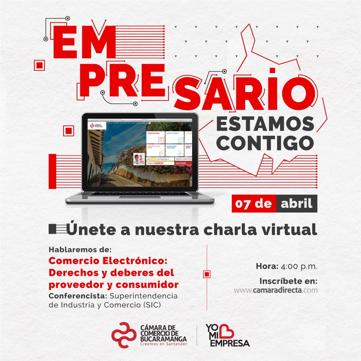 CHARLA VIRTUAL - COMERCIO ELECTRÓNICO: DERECHOS Y DEBERES DEL PROVEEDOR Y CONSUMIDOR