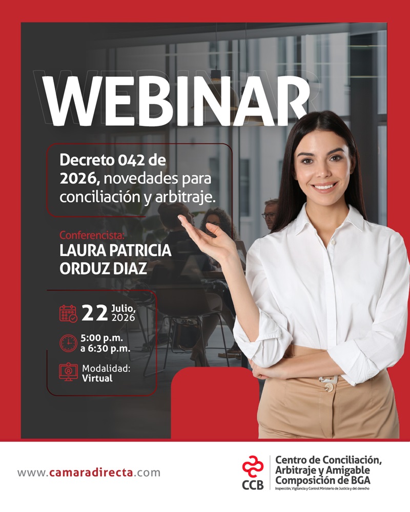 WEBINAR DECRETO 042 DE 2026, NOVEDADES PARA CONCILIACI&Oacute;N Y ARBITRAJE