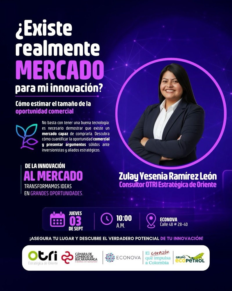 "&iquest;EXISTE REALMENTE MERCADO PARA MI INNOVACI&Oacute;N? C&Oacute;MO ESTIMAR EL TAMA&Ntilde;O DE LA OPORTUNIDAD COMERCIAL"
