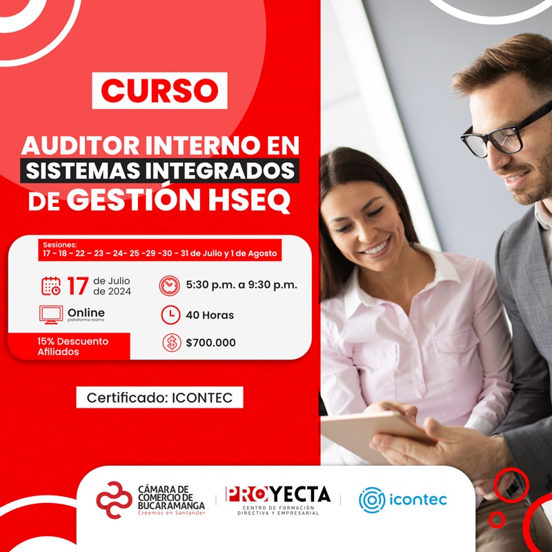 CURSO AUDITOR INTERNO EN SISTEMAS INTEGRADOS DE GESTIÓN HSEQ