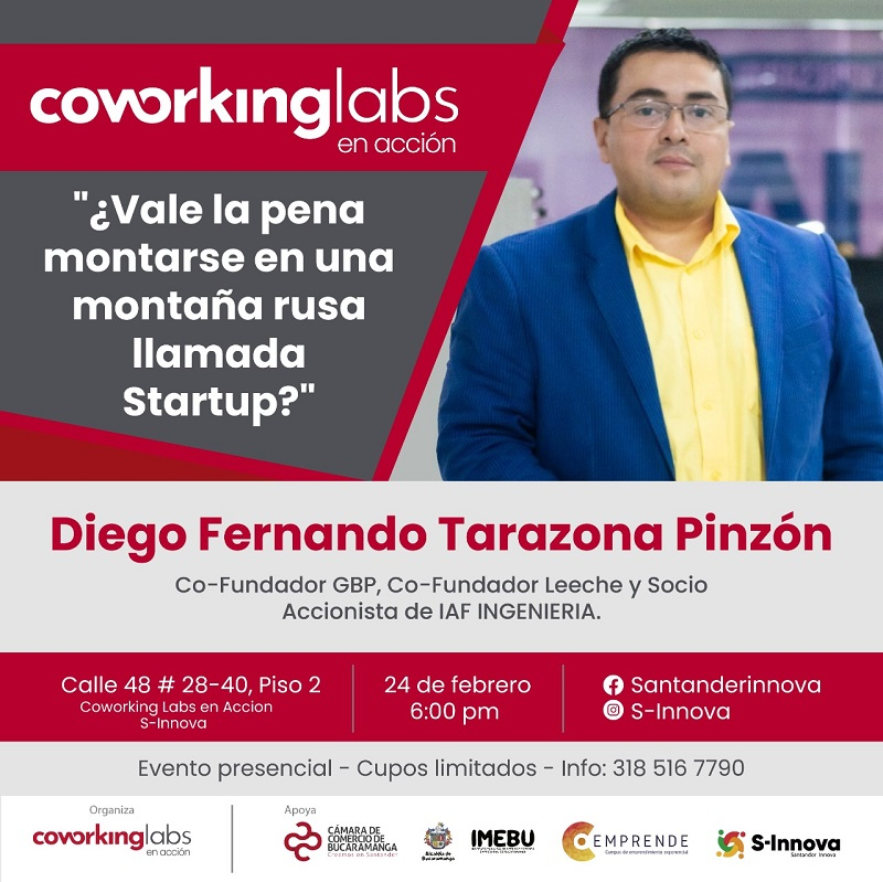 WEBINAR "&iquest;VALE LA PENA MONTARSE EN UNA MONTA&Ntilde;A RUSA LLAMADA STARTUP?" - COWORKINGLABS