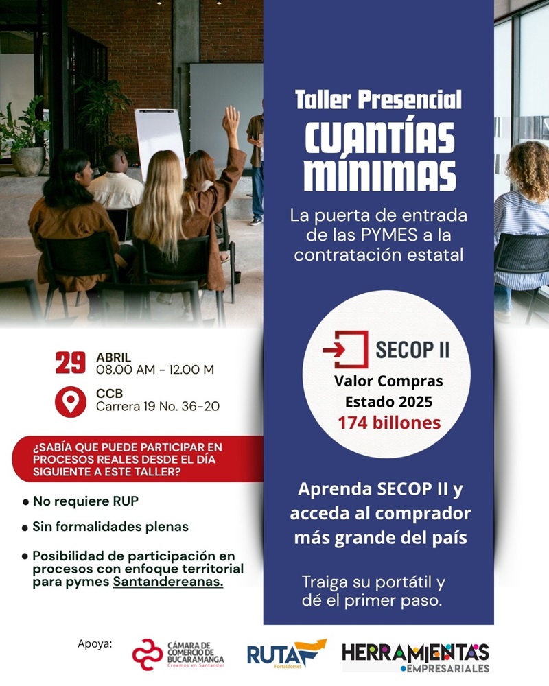 TALLER CUANT&Iacute;AS M&Iacute;NIMAS 