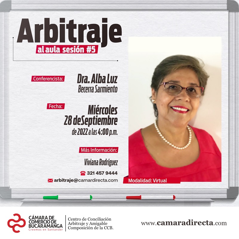 ARBITRAJE AL AULA SESI&Oacute;N #5