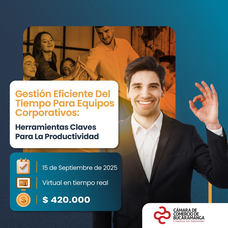 CURSO GESTIÓN EFICIENTE DEL TIEMPO PARA EQUIPOS CORPORATIVOS