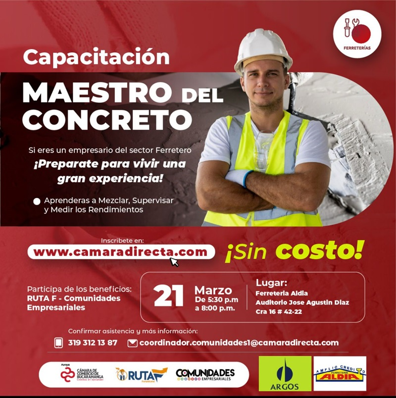 CONVIÉRTETE EN UN MAESTRO DEL CONCRETO