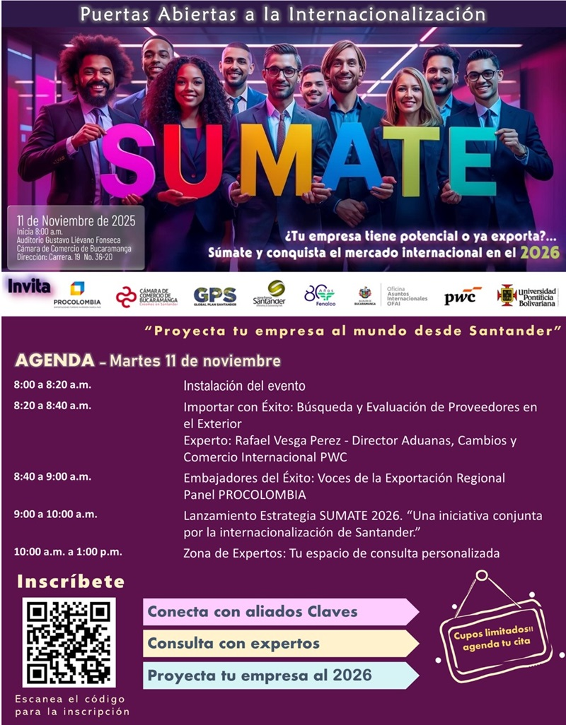 PUERTAS ABIERTAS A LA INTERNACIONALIZACIÓN - SÚMATE 