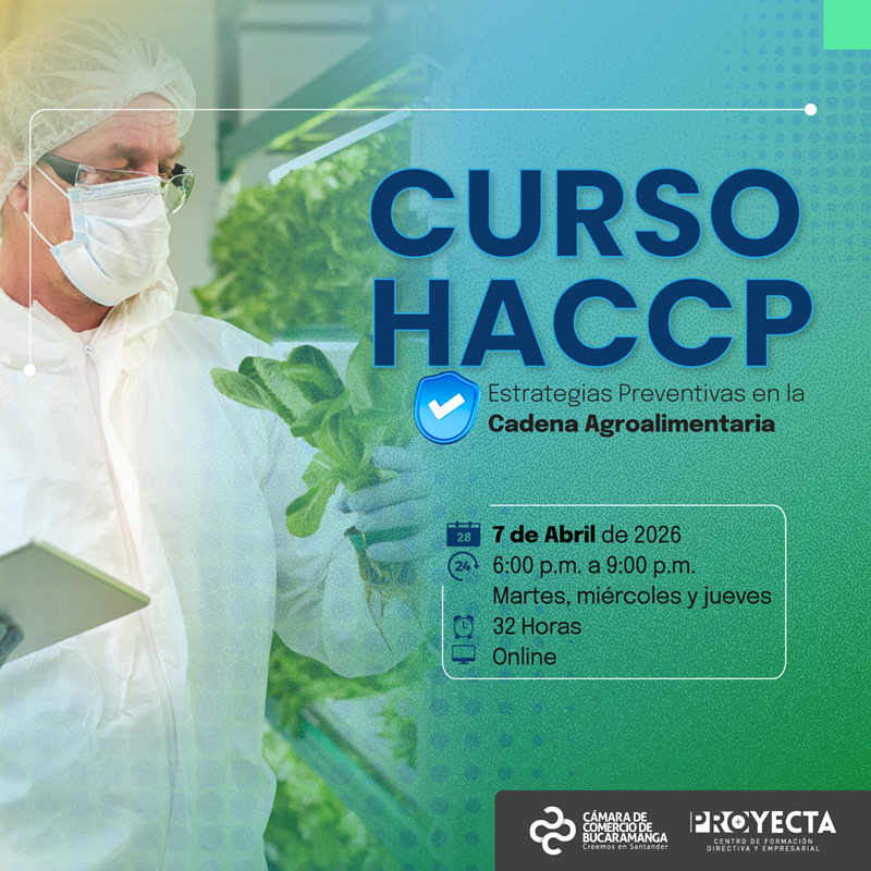 CURSO HACCP: ESTRATEGIAS PREVENTIVAS EN LA CADENA AGROALIMENTARIA