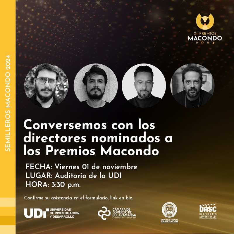 CONVERSATORIO DE DIRECTORES NOMINADOS A LOS PREMIOS MACONDO 2024