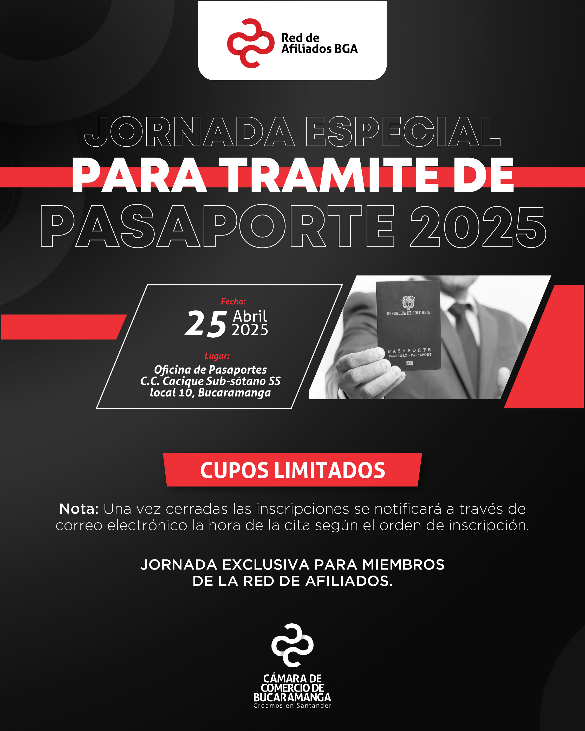 JORNADA ESPECIAL PARA TRAMITE DE PASAPORTE 2025