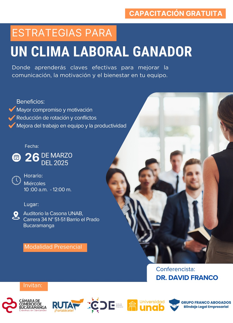 ESTRATEGIAS PARA UN CLIMA LABORAL GANADOR
