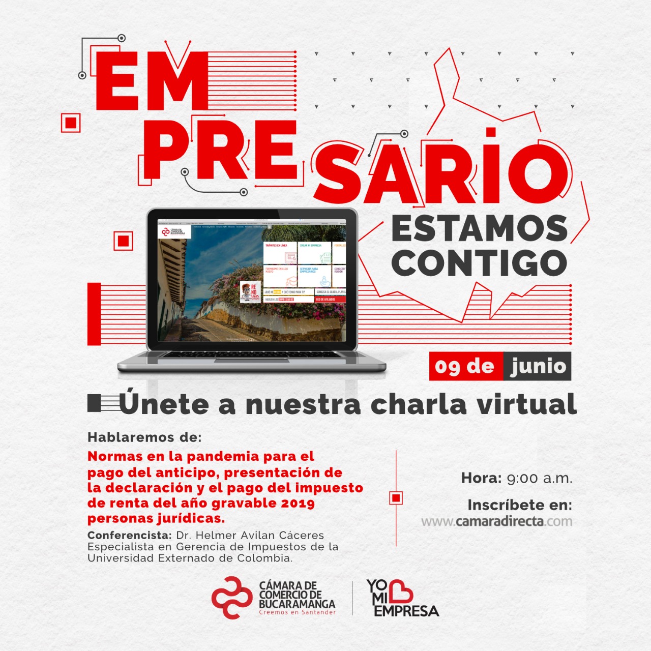 CHARLA VIRTUAL - NORMAS EN LA PANDEMIA PARA ANTICIPO, DECLARACIÓN Y PAGO DEL AÑO GRAVABLE 2019 PERSONAS JURÍDICAS