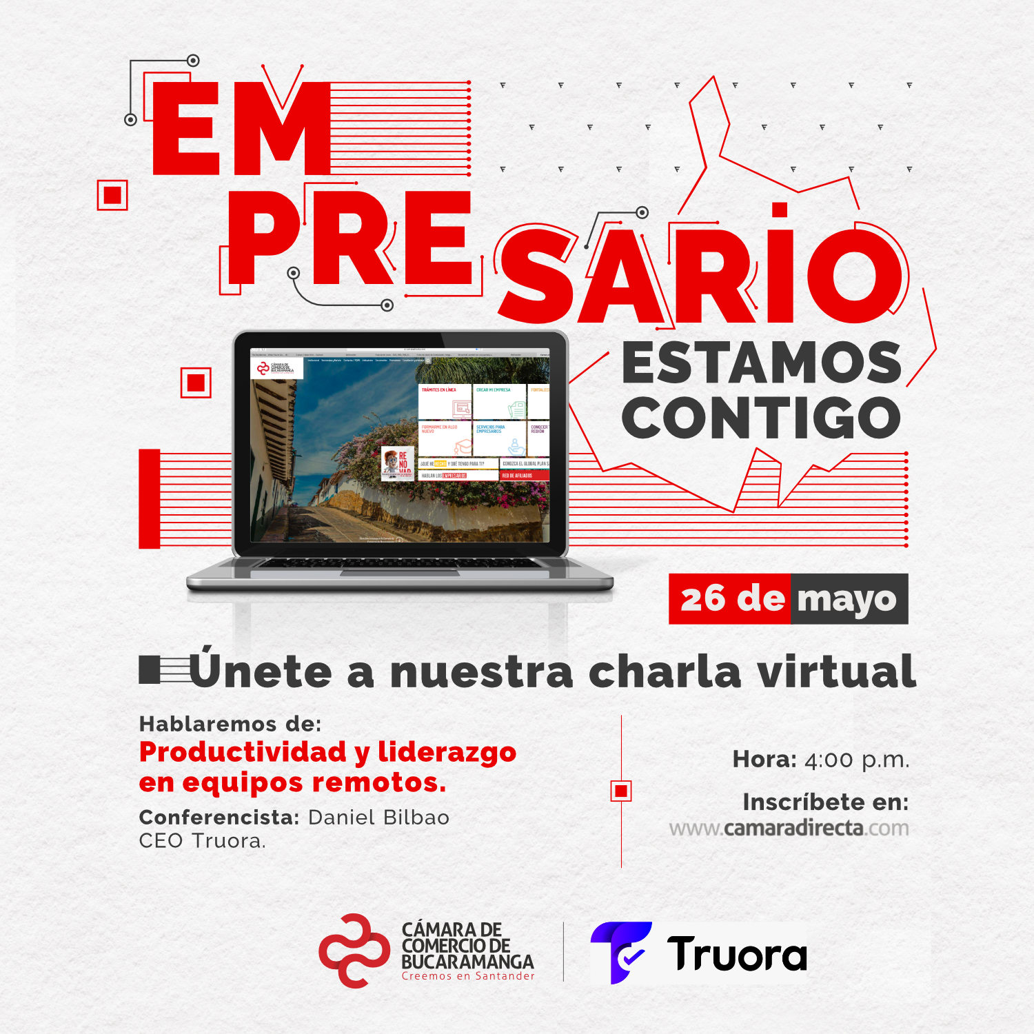 CHARLA VIRTUAL - PRODUCTIVIDAD Y LIDERAZGO EN EQUIPOS REMOTOS