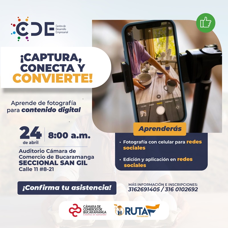 APRENDE DE FOTOGRAFÍA PARA CONTENIDO DIGITAL