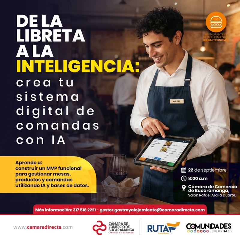 DE LA LIBRETA A LA INTELIGENCIA: CREA TU SISTEMA DIGITAL DE COMANDAS CON IA