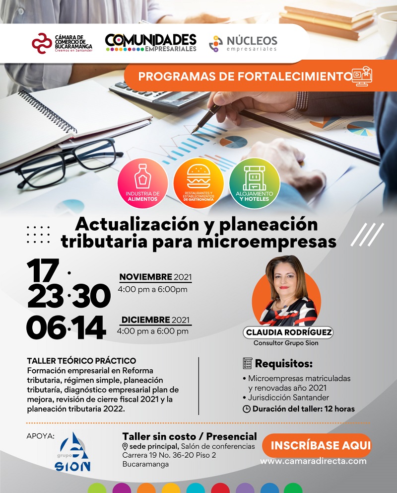 TALLER ACTUALIZACIÓN Y PLANEACIÓN TRIBUTARIA PARA MICROEMPRESAS