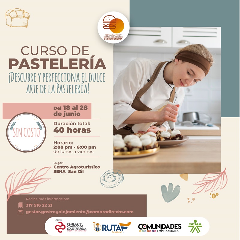 CURSO DE PASTELERÍA EN SAN GIL