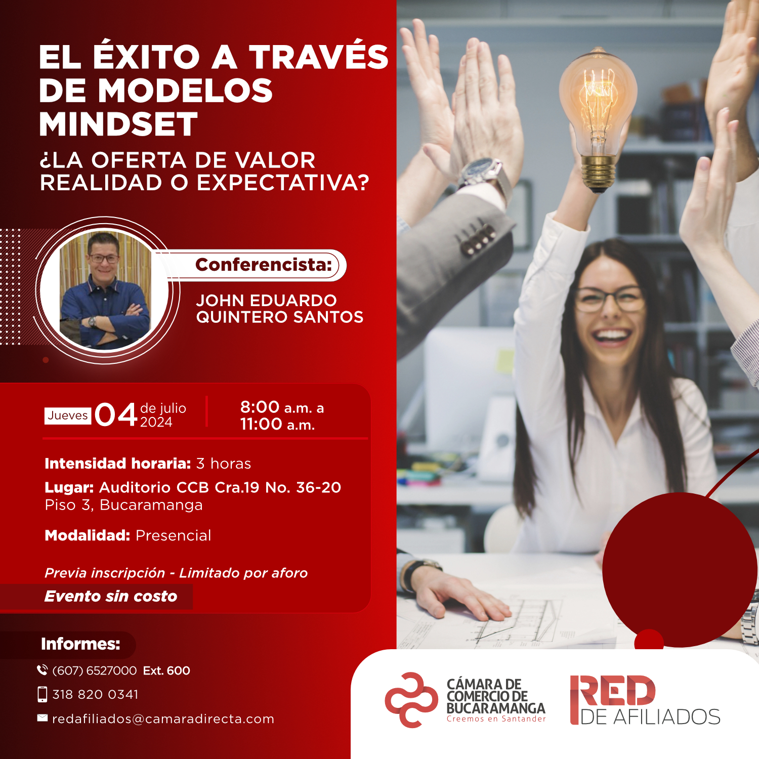 EL ÉXITO A TRAVÉS DE MODELOS MINDSET ? LA OFERTA DE VALOR REALIDAD O EXPECTATIVA