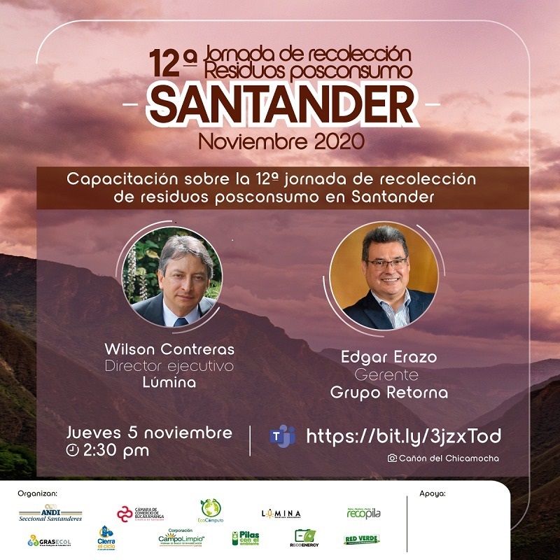 12a. JORNADA DE RECOLECCIÓN RESIDUOS POSCONSUMO SANTANDER NOVIEMBRE 2020