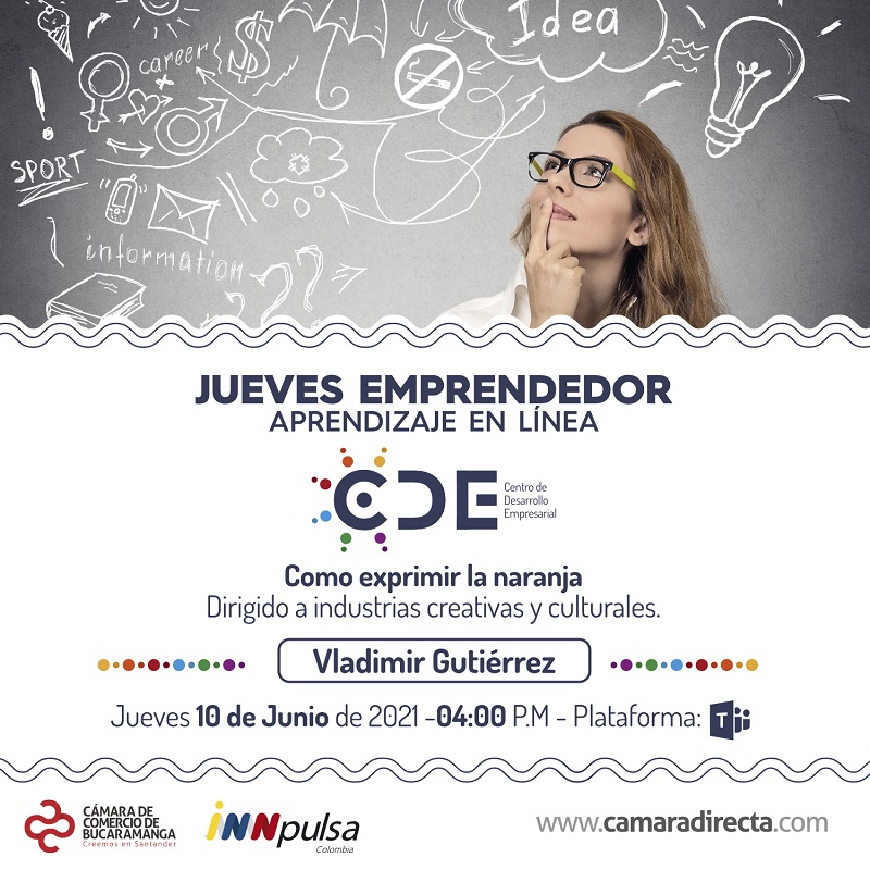 JUEVES EMPRENDEDOR - APRENDIZAJE EN LÍNEA - COMO EXPRIMIR LA NARANJA