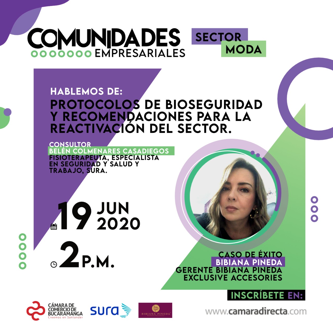 CHARLA VIRTUAL - PROTOCOLOS DE BIOSEGURIDAD Y RECOMENDACIONES PARA LA REACTIVACIÓN DEL SECTOR