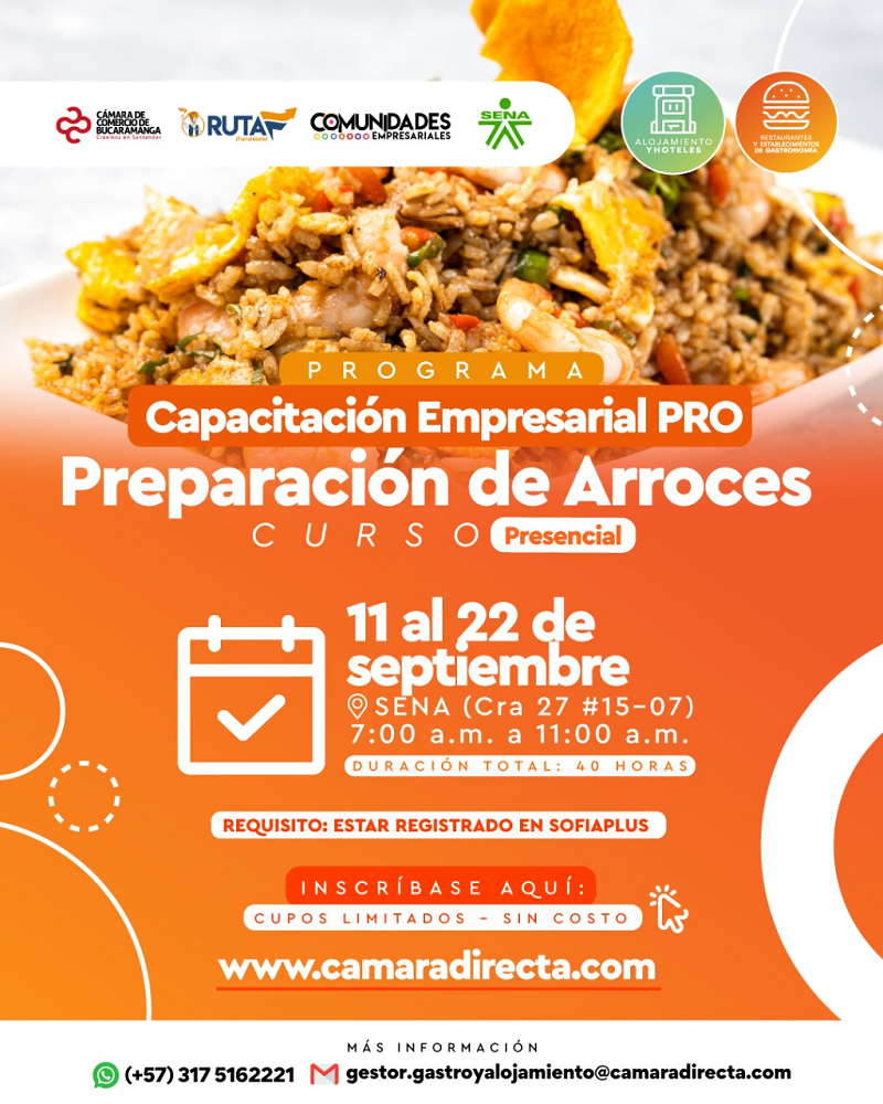 CURSO APRENDE A PREPARAR EL MEJOR ARROZ