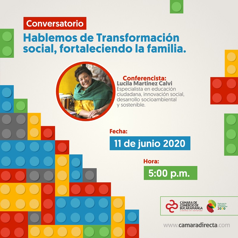 CONVERSATORIO VIRTUAL - HABLEMOS DE TRANSFORMACIÓN SOCIAL, FORTALECIENDO LA FAMILIA