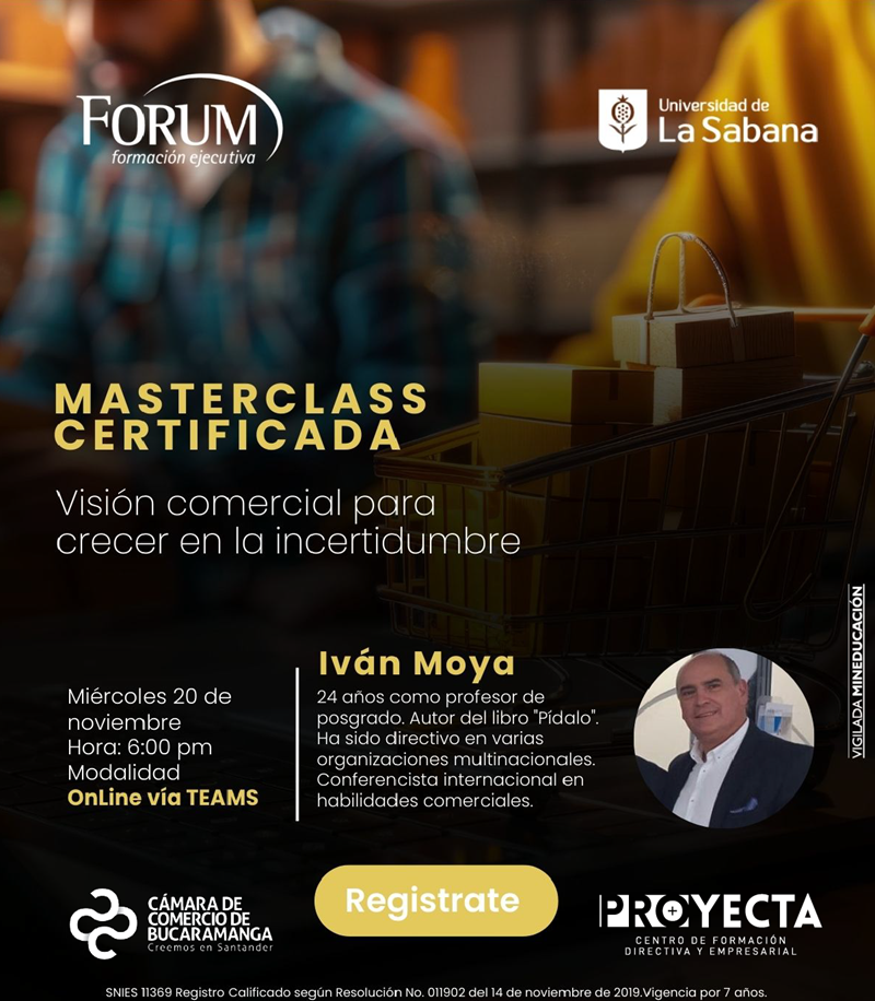 MASTERCLASS ONLINE CERTIFICADA "VISI&Oacute;N COMERCIAL PARA CRECER EN LA INCERTIDUMBRE"
