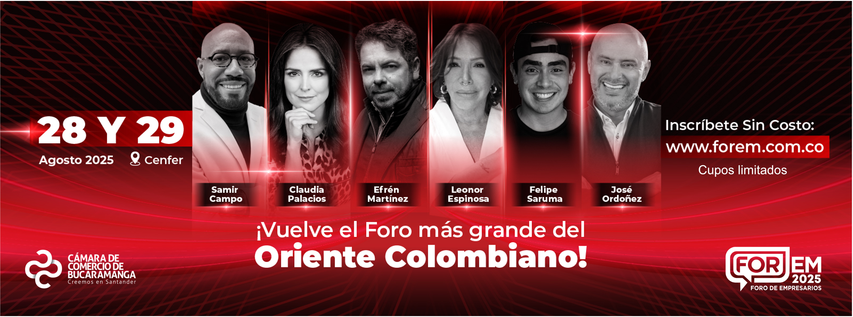 Forem 2025 - El foro empresarial mas grande del oriente colombiano 