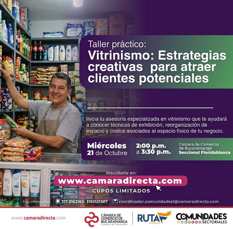 TALLER PR&Aacute;CTICO VITRINISMO