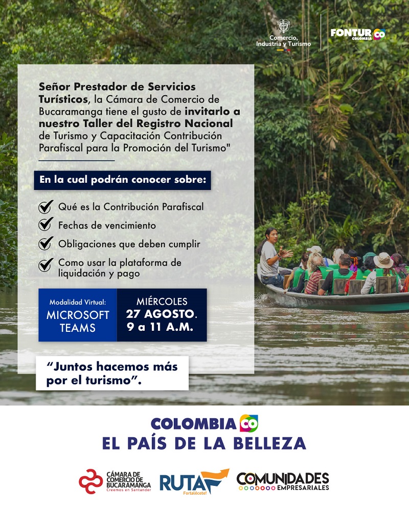 TALLER DE RNT EN COMPAÑÍA DE FONTUR