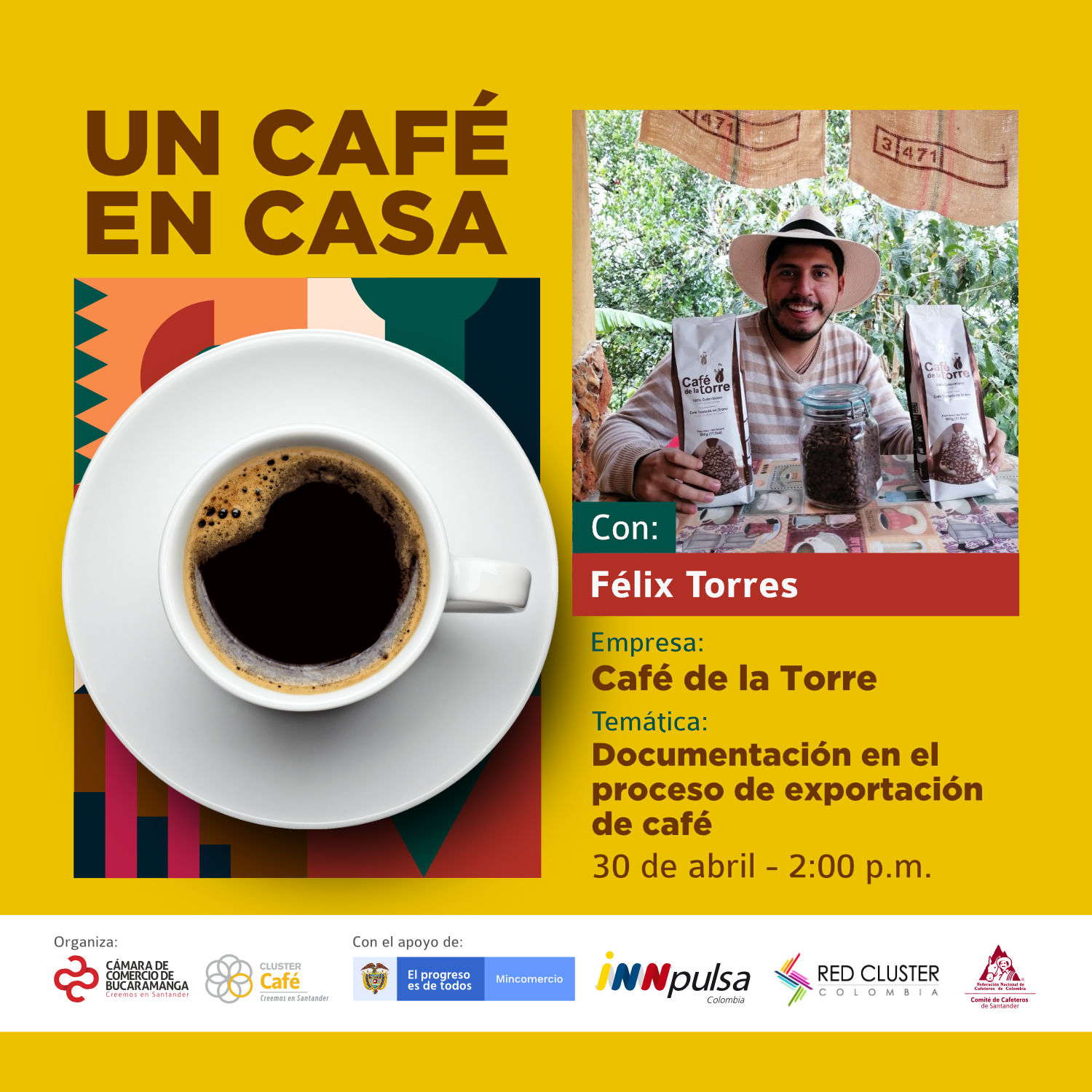 CHARLA UN CAFÉ EN CASA - DOCUMENTACIÓN EN EL PROCESO DE EXPORTACIÓN DE CAFÉ
