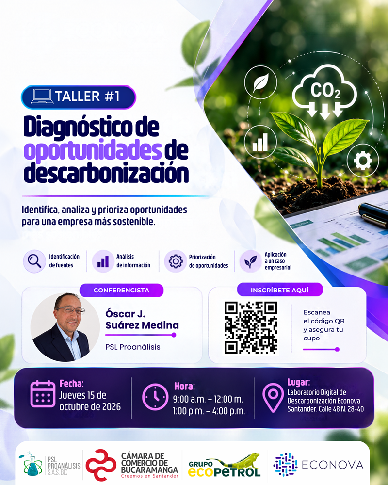 TALLER 1. DIAGN&Oacute;STICO DE OPORTUNIDADES DE DESCARBONIZACI&Oacute;N