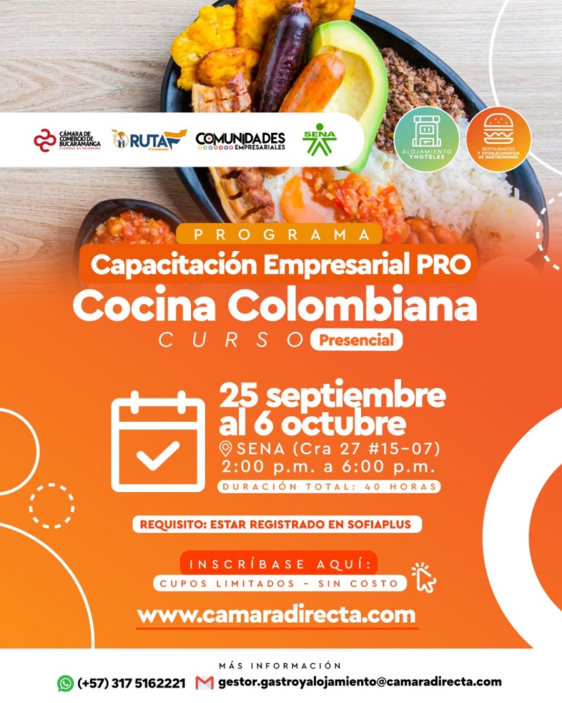 CURSO COCINA COLOMBIANA