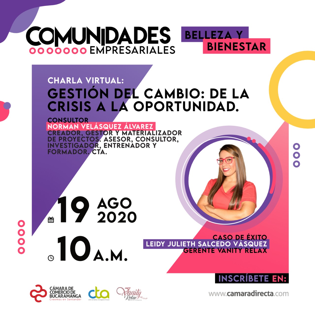 CHARLA VIRTUAL - GESTIÓN DEL CAMBIO: DE LA CRISIS A LA OPORTUNIDAD