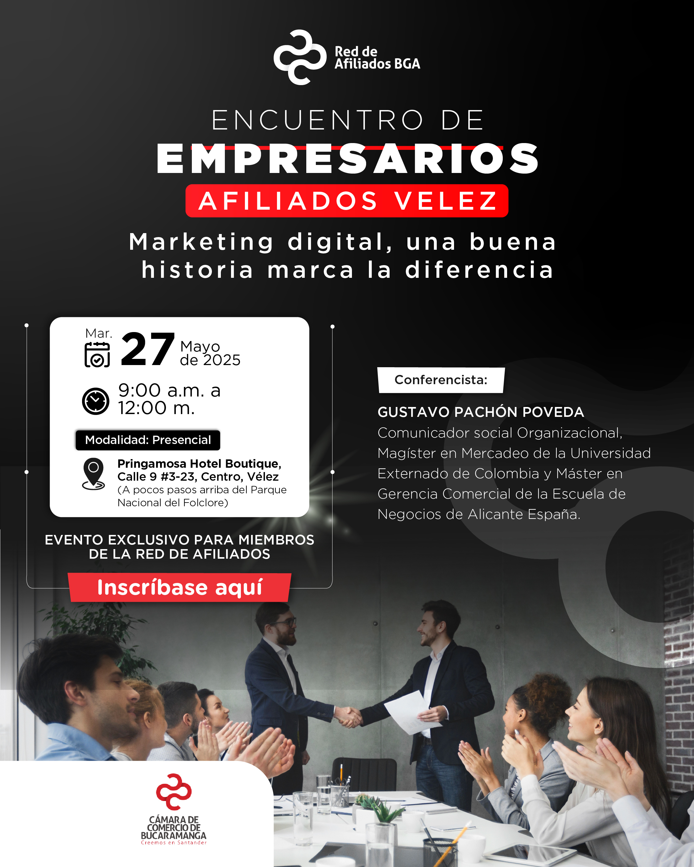 ENCUENTRO DE EMPRESARIOS AFILIADOS VÉLEZ