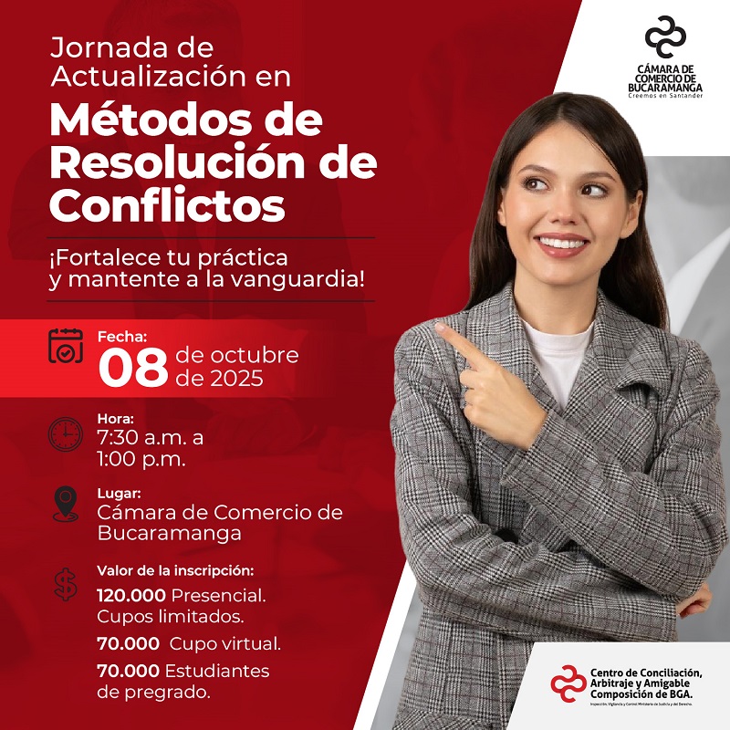 JORNADA DE ACTUALIZACIÓN EN MÉTODOS DE RESOLUCIÓN DE CONFLICTOS